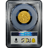 1911-S Indian Gold Half Eagle ($5) Reverse Slab Image