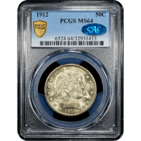 1912 Barber Half Dollar (50c) Obverse Slab Image
