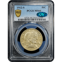 1912-S Barber Half Dollar (50c) SLAB Image