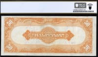 1913 $50 Gold Certificate Reverse Image