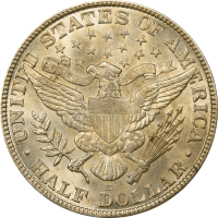 1913-D Barber Half Dollar (50c) Reverse Image