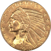 1913 Indian Gold Half Eagle ($5) Obverse Image