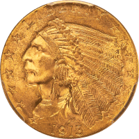 1913 Indian Gold Quarter Eagle ($2.50) Obverse Image