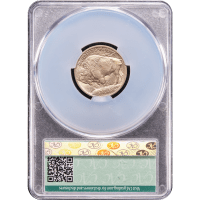 1913 Type 1 Buffalo Nickel (5c) Reverse Slab Image