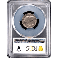 1913 Type 1 Buffalo Nickel (5c) Reverse Slab Image