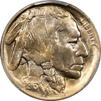 1913 Type 2 Buffalo Nickel (5c) Obverse Image