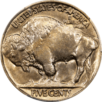 1913 Type 2 Buffalo Nickel (5c) Reverse Image