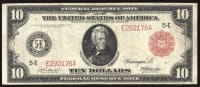 1914 $10 Red Seal FRN OBVERSE Image