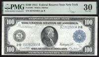 1914 $100 Federal Reserve Note Obverse Image