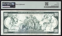 1914 $100 Federal Reserve Note Reverse Image