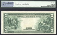 1914 $5 Federal Reserve Note Reverse Image