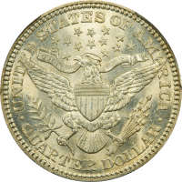 1914 Barber Quarter (25c) REVERSE Image