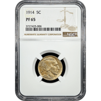 1914 Buffalo Nickel (5c) SLAB Image