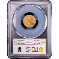 1914-D Indian Gold Quarter Eagle ($2.50) Reverse Slab Image