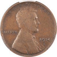 1914-D Lincoln Cent (1c) Obverse Image