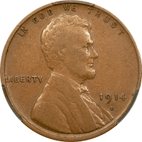 1914-D Lincoln Cent (1c) Obverse Image