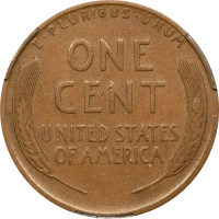 1914-D Lincoln Cent (1c) Reverse Image