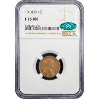 1914-D Lincoln Cent (1c) Obverse Slab Image