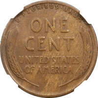 1914-D Lincoln Cent (1c) Reverse Image