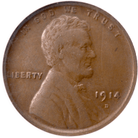 1914-D Lincoln Cent (1c) Obverse Image