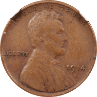 1914-D Lincoln Cent (1c) Obverse Image