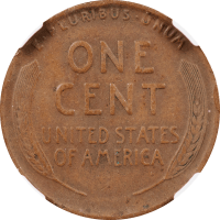 1914-D Lincoln Cent (1c) Reverse Image