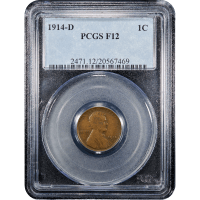 1914-D Lincoln Cent (1c) SLAB Image