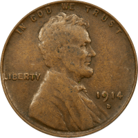 1914-D Lincoln Cent (1c) OBVERSE Image