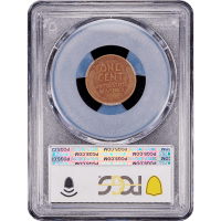 1914-D Lincoln Cent (1c) Reverse Slab Image
