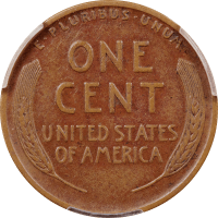 1914-D Lincoln Cent (1c) Reverse Image
