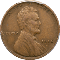 1914-D Lincoln Cent (1c) OBVERSE Image