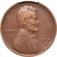 1914-D Lincoln Cent (1c) Obverse Image