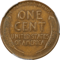 1914-D Lincoln Cent (1c) Reverse Image