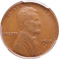 1914-D Lincoln Cent (1c) OBVERSE Image