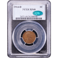 1914-D Lincoln Cent (1c) SLAB Image