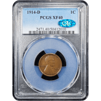 1914-D Lincoln Cent (1c) SLAB Image