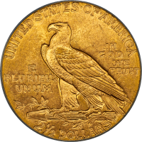 1914 Indian Gold Quarter Eagle ($2.50) OGH REVERSE Image