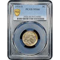 1914-S Buffalo Nickel (5c) SLAB Image