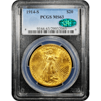 1914-S Saint Gaudens Double Eagle ($20) Obverse Slab Image