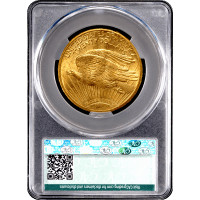 1914-S Saint-Gaudens Gold Double Eagle ($20) Reverse Slab Image