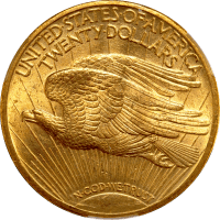 1914-S Saint-Gaudens Gold Double Eagle ($20) Reverse Image
