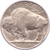 1914/3 Buffalo Nickel (5c) Reverse Image