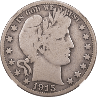 1915 Barber Half Dollar (50c) Obverse Image