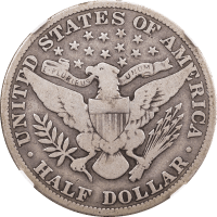 1915 Barber Half Dollar (50c) Reverse Image