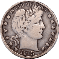 1915 Barber Half Dollar (50c) Obverse Image