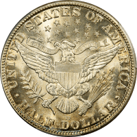 1915-D Barber Half Dollar (50c) Reverse Image