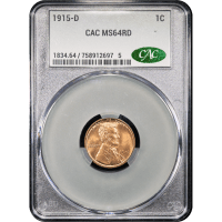 1915-D Lincoln Cent (1c) Obverse Slab Image