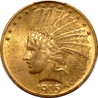 1915 Indian Gold Eagle ($10) OBVERSE Image