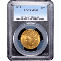 1915 Indian Gold Eagle ($10) Obverse Slab Image