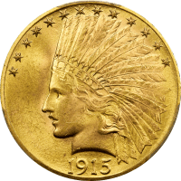 1915 Indian Gold Eagle ($10) OBVERSE Image